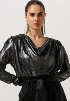 zilveren gestuz top maddix blouse