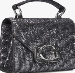 zilveren guess schoudertas zalina