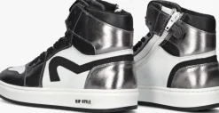 zilveren hip hoge sneakers h1765_
