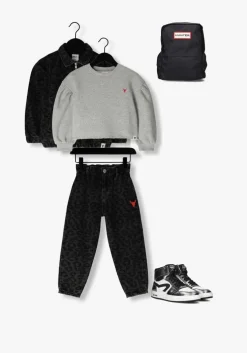 zilveren hip hoge sneakers h1765_