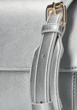 zilveren hvisk schoudertas cayman pocket