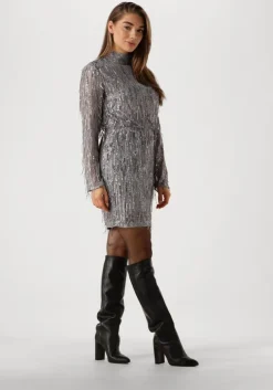 zilveren ibana mini jurk frasy