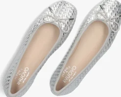 zilveren inuovo ballerina's a92018