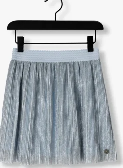 zilveren like flo minirok sara flo plisse skirt