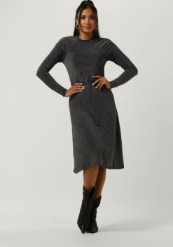 zilveren lollys laundry midi jurk rosie dress