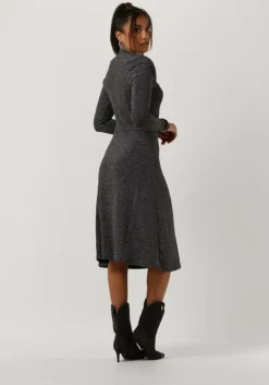 zilveren lollys laundry midi jurk rosie dress