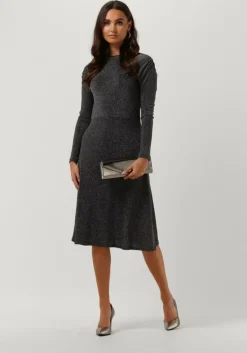 zilveren lollys laundry midi jurk rosie dress