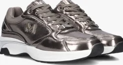 zilveren mexx lage sneakers paulita love