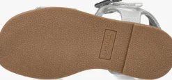 zilveren michael kors kids platte sandalen kieran