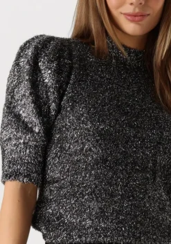 zilveren minus t-shirt msbritney knit t-shirt