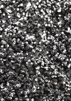 zilveren modström mini jurk laramd dress