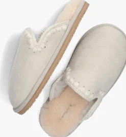 zilveren mou pantoffels slipper eskimo