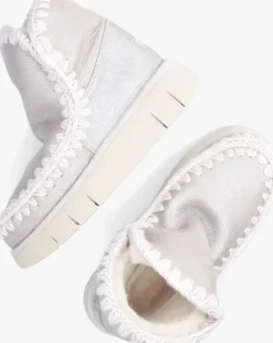zilveren mou vachtlaarzen eskimo 18 bounce