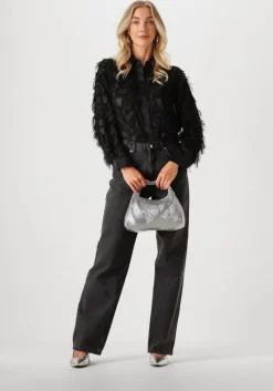 zilveren núnoo schoudertas dandy metal