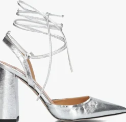 zilveren notre-v pumps 27105