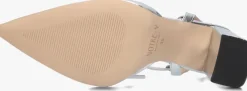 zilveren notre-v pumps 27105