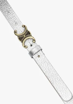 zilveren notre-v riem eline