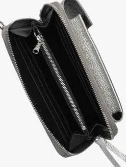 zilveren notre-v schoudertas jackie