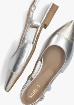 zilveren notre-v slingbacks 08-235