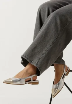 zilveren notre-v slingbacks 08-235
