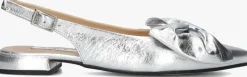 zilveren notre-v slingbacks 12261