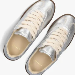 zilveren nubikk lage sneakers ray owen studs