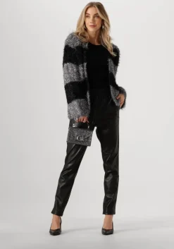 zilveren nukus vest haily cardigan lurex