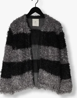 zilveren nukus vest haily cardigan lurex