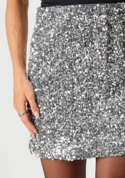 zilveren object minirok objkinne hw mini skirt 136 div
