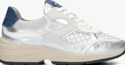zilveren piedi nudi lage sneakers talla 04.03