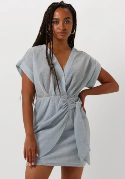 zilveren refined department mini jurk sanne