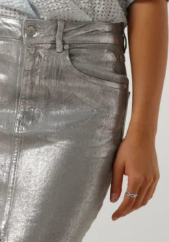 zilveren second female midirok aspect skirt