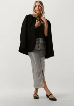 zilveren second female midirok aspect skirt