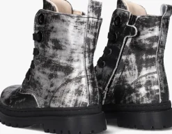 zilveren shoesme veterboots nt24w007