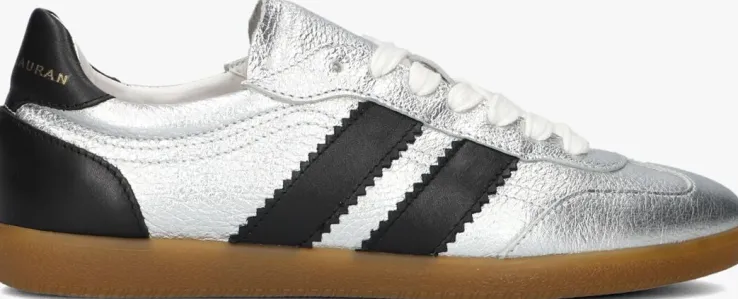 zilveren stefano lauran lage sneakers 1white101