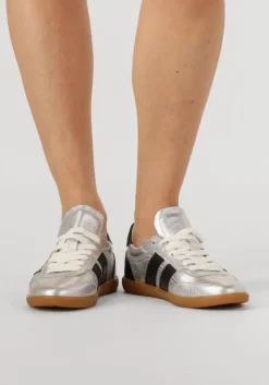 zilveren stefano lauran lage sneakers 1white101