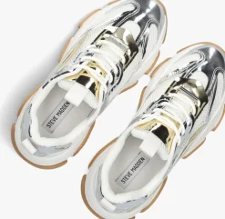 zilveren steve madden lage sneakers possession