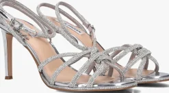 zilveren steve madden sandalen met hak kailyn-r