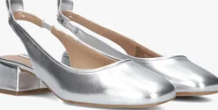 zilveren steve madden slingbacks smitten
