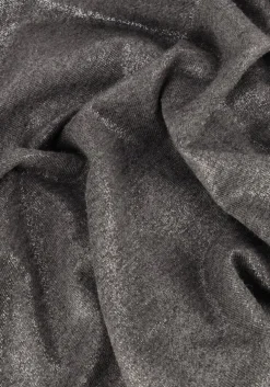 zilveren summum top rond neck top metallic coated jersey