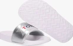 zilveren tommy hilfiger badslippers 30890