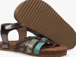 zilveren ton & ton platte sandalen pl_omo08