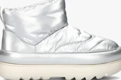 zilveren ugg snowboots classic maxi mini metallic