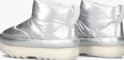 zilveren ugg snowboots classic maxi mini metallic