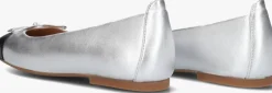zilveren unisa ballerina's belle