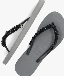 zilveren uzurii teenslippers lizzy