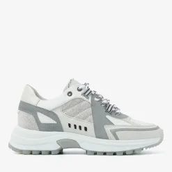 zilveren via vai lage sneakers danae halo