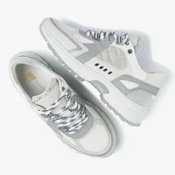 zilveren via vai lage sneakers danae halo