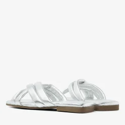 zilveren via vai slippers kiki lot