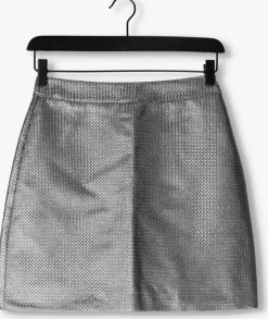 zilveren y.a.s. minirok yassilvi hw short skirt